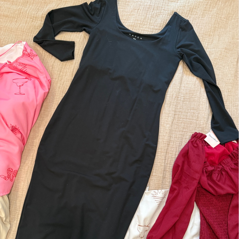 Hatch black maternity dress - NWOT